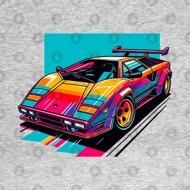 Lamborghini Countach by Vehicles-Art